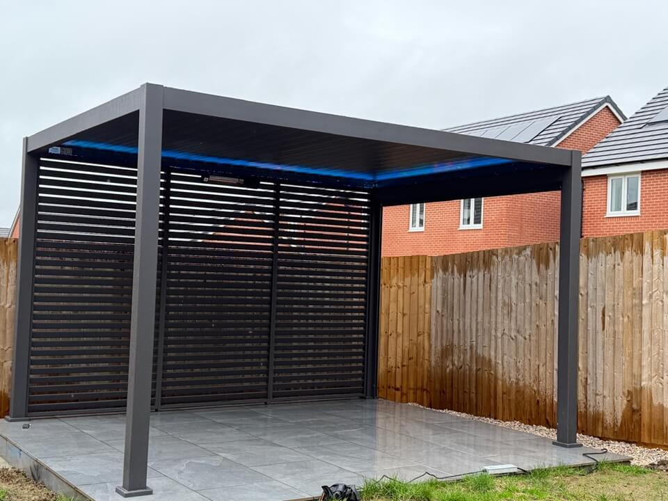 Nova Titan Pergola 4m x 3m Installation in Bridgnorth, Shropshire