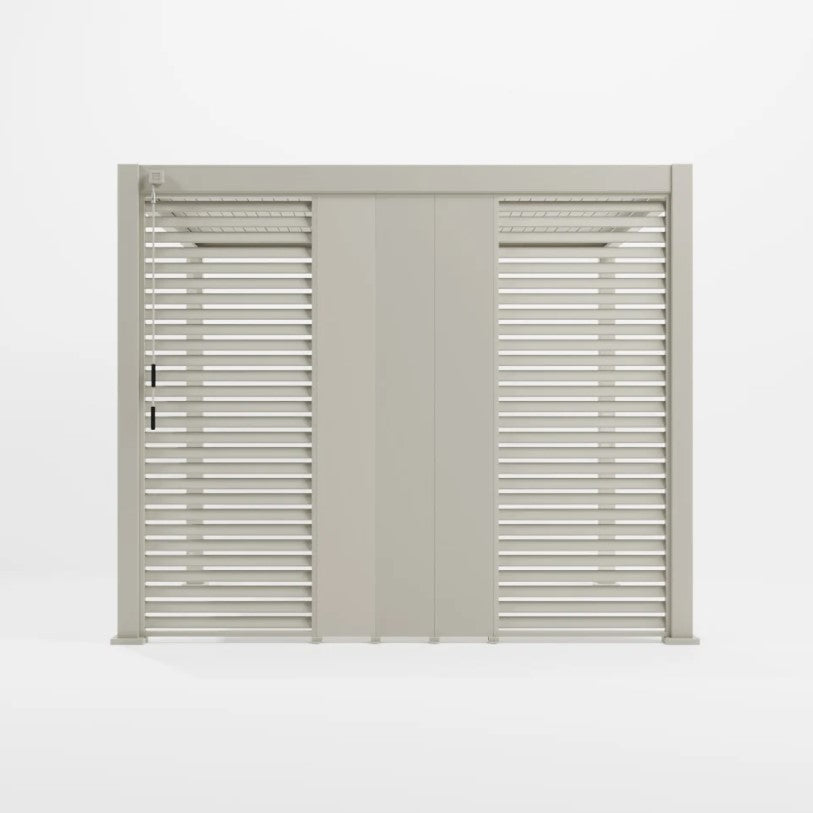 31cm NOVA Titan Aluminium Cavity Single Wall Panel in Pebble