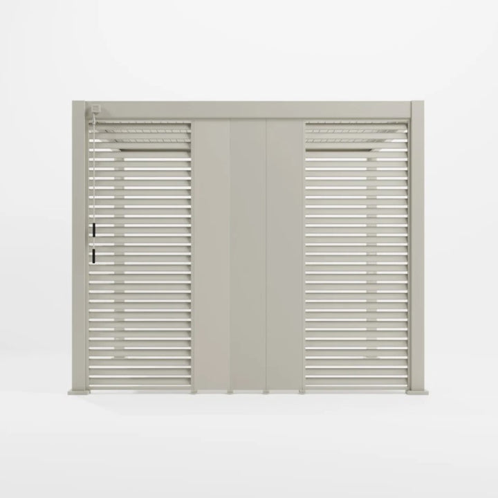 31cm NOVA Titan Aluminium Cavity Single Wall Panel in Pebble