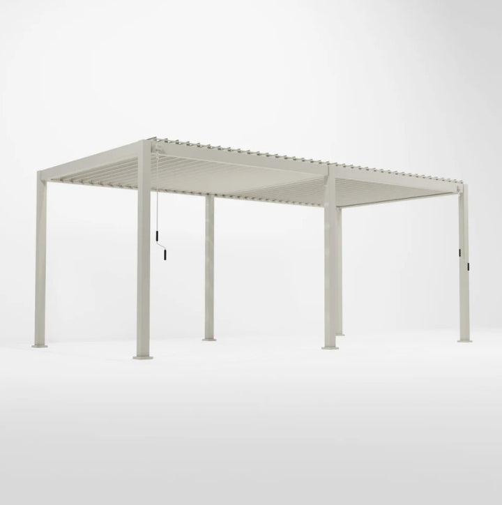 6M x 3M Rectangular NOVA TITAN Pergola PEBBLE New 2025 Model