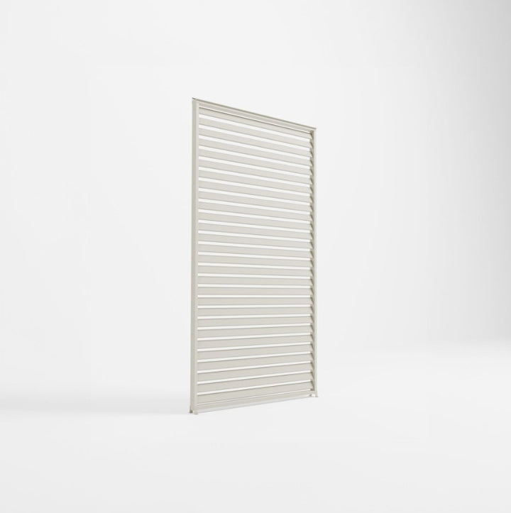 1.2M NOVA TITAN Aluminium Pergola FIXED WALL - PEBBLE