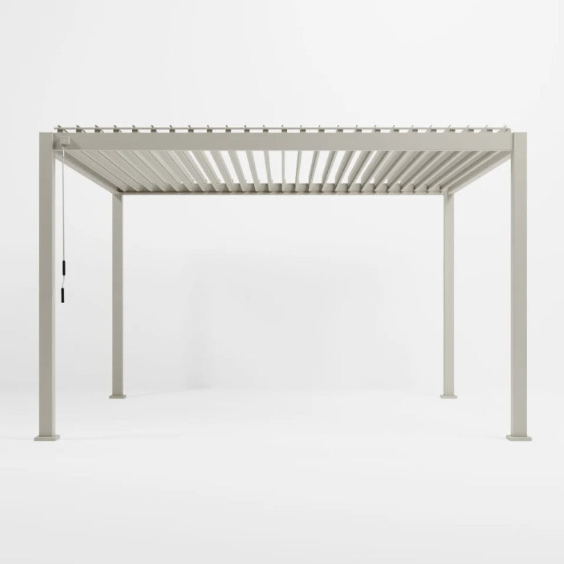 4M x 3.6M Rectangular NOVA TITAN Pergola PEBBLE New 2025 Model