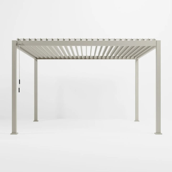 4M x 3.6M Rectangular NOVA TITAN Pergola PEBBLE New 2025 Model