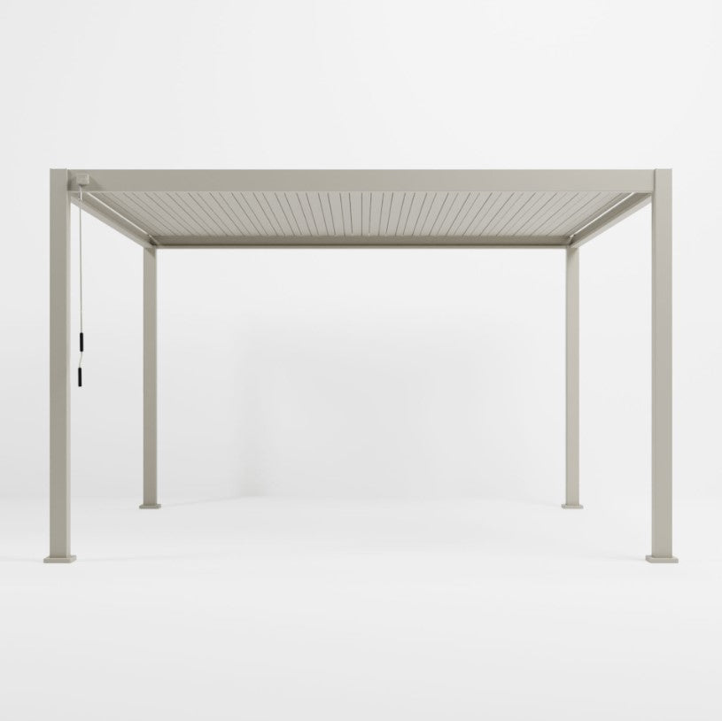4M x 3.6M Rectangular NOVA TITAN Pergola PEBBLE New 2025 Model