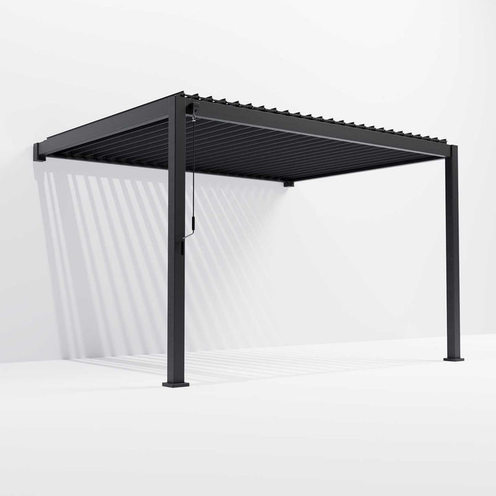 3M x 3M NOVA TITAN WALL MOUNTED Pergola GREY New 2025 Model