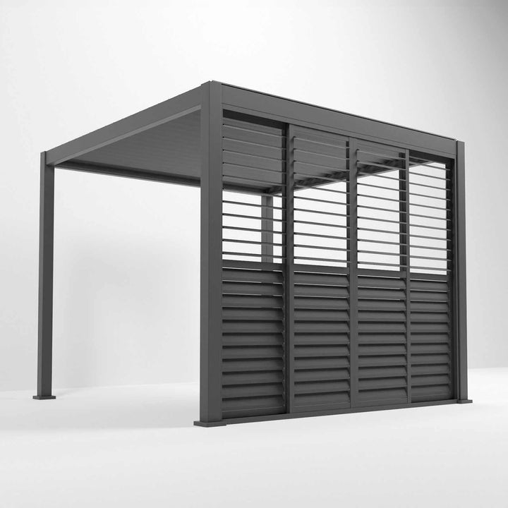 Nova - Titan Louver Sliding Doors - 3m - Grey