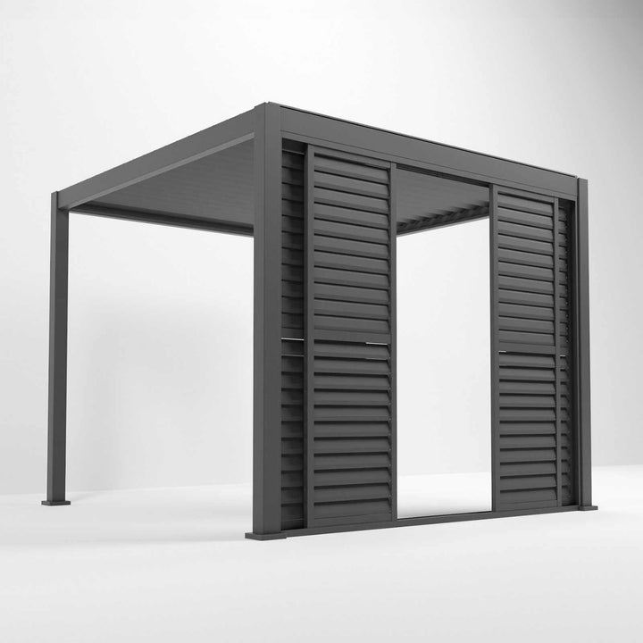 Nova - Titan Louver Sliding Doors - 3m - Grey