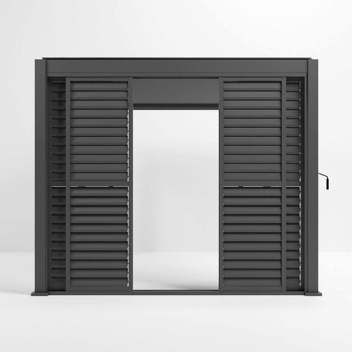 Nova - Titan Louver Sliding Doors - 3m - Grey