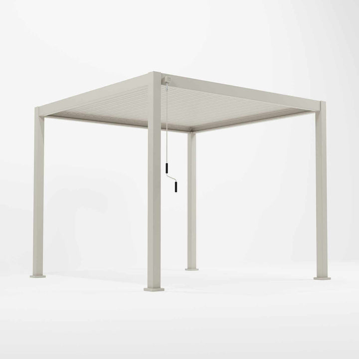 3M x 3M Square NOVA TITAN Pergola PEBBLE New 2025 Model
