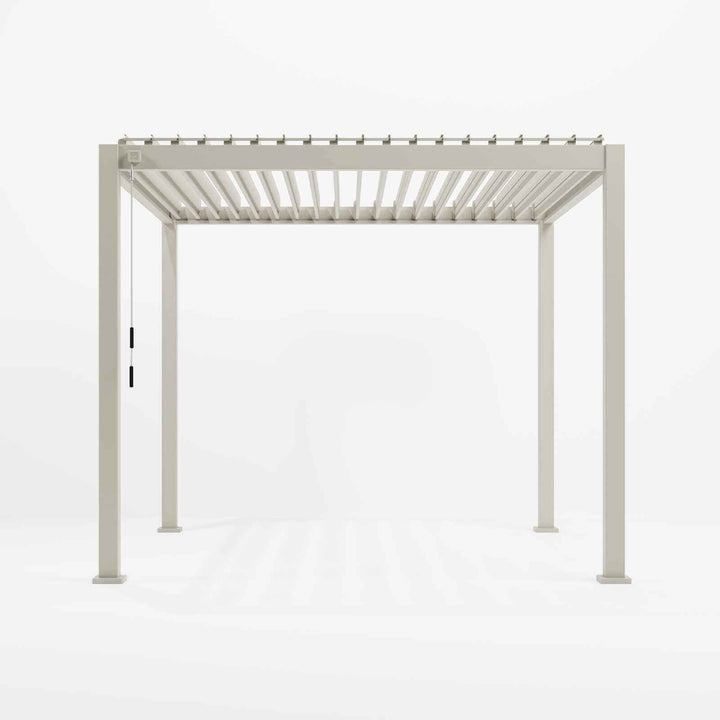 3M x 3M Square NOVA TITAN Pergola PEBBLE New 2025 Model