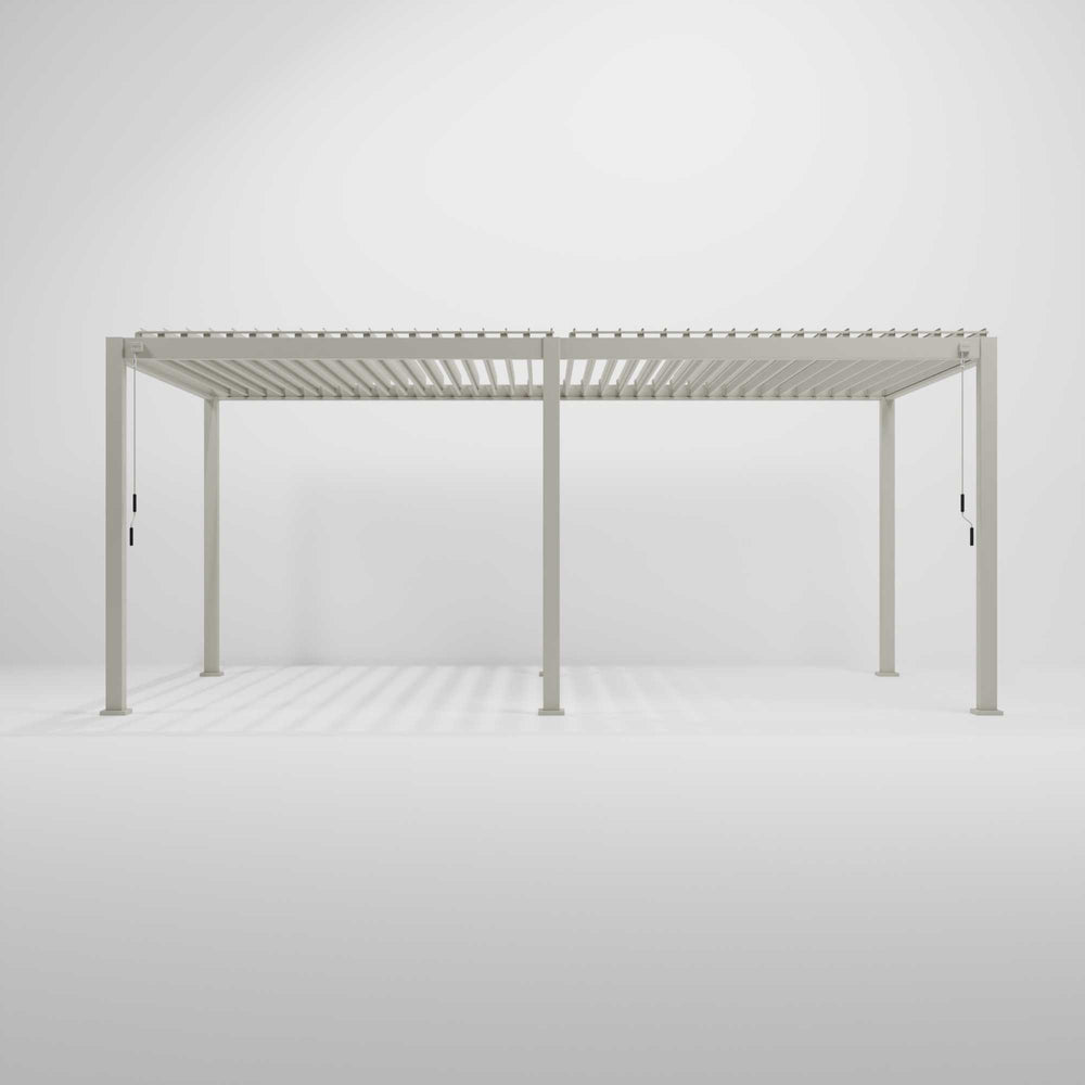 6M x 3.6M Rectangular NOVA TITAN Pergola PEBBLE New 2026 Model