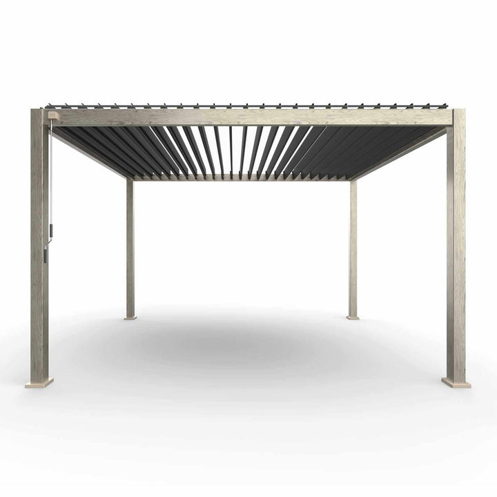 4M x 3.6M Rectangular NOVA TITAN Pergola WOOD LOOK New 2026 Model