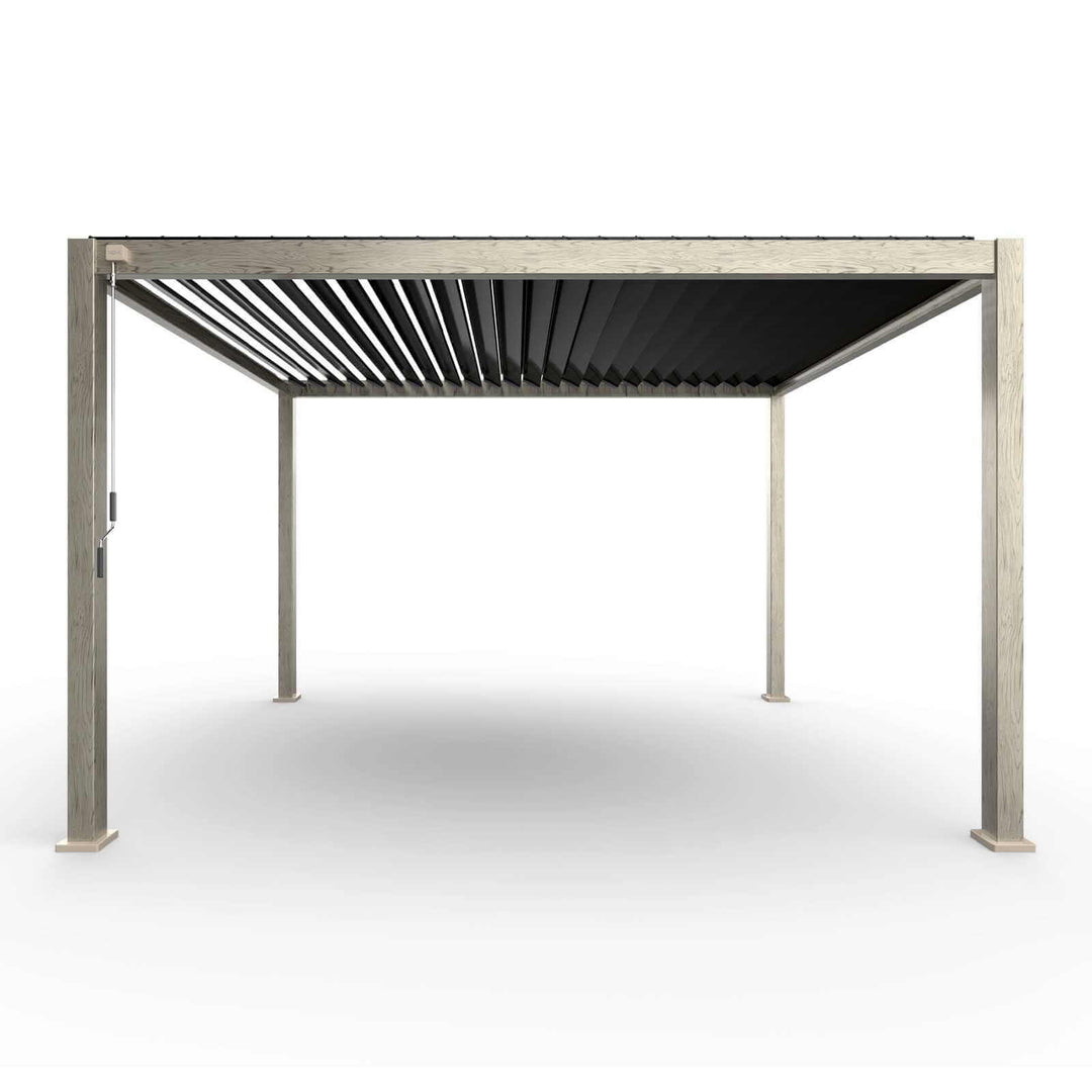 4M x 3.6M Rectangular NOVA TITAN Pergola WOOD LOOK New 2026 Model