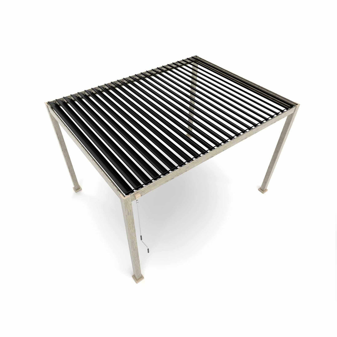 4M x 3.6M Rectangular NOVA TITAN Pergola WOOD LOOK New 2026 Model