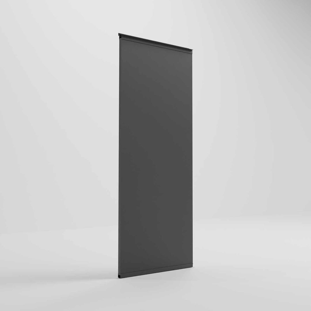 Nova Titan Pergola Solid insulated wall side angle image with white back ground.