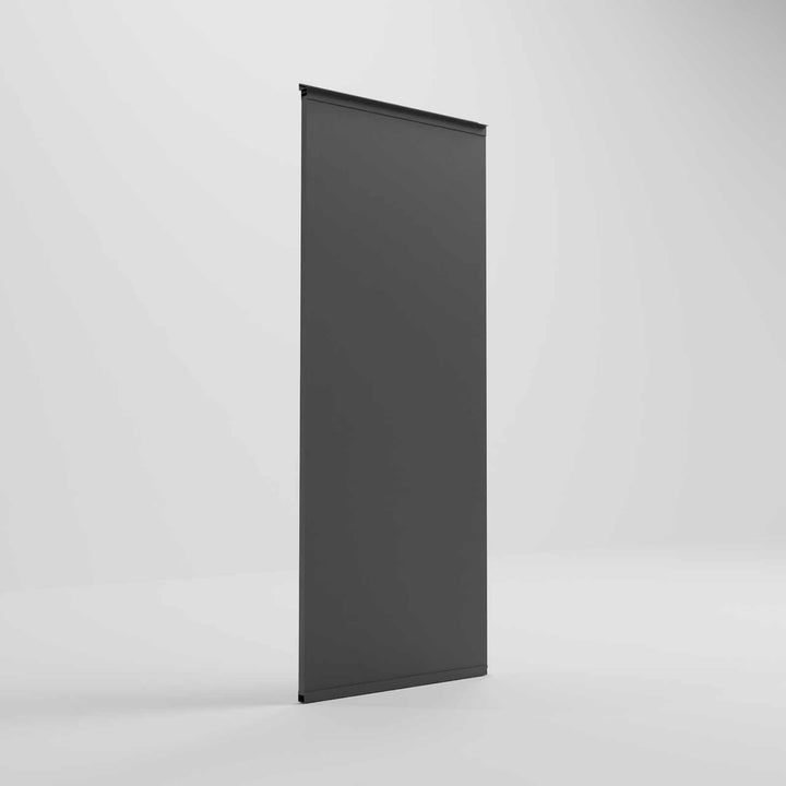 Nova Titan Pergola Solid insulated wall side angle image with white back ground.