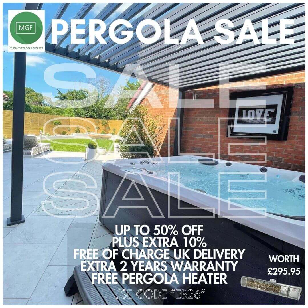 NOVA TITAN 5.3m x 3.6m Rectangular Pergola – Grey (2026 Model