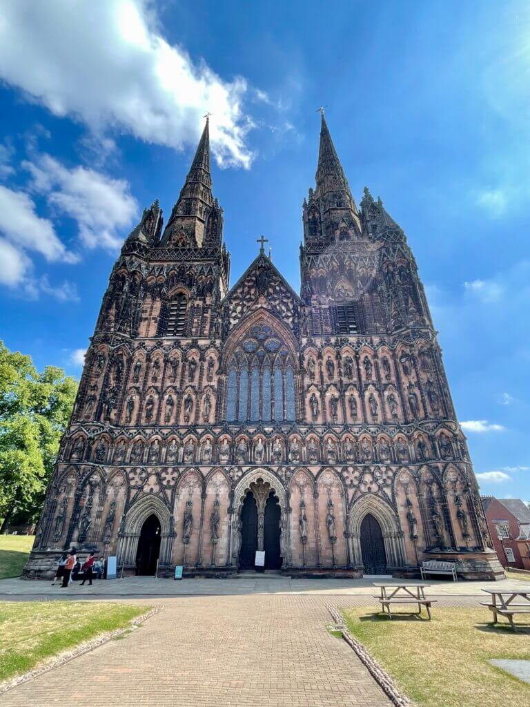 Pergola Installation Staffordshire Midland Garden Furniture, depicted by Lichfield Cathedral Staffordshire