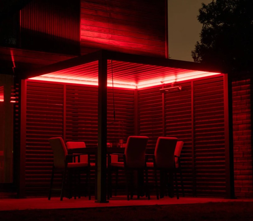 3.6M x 3.6M TITAN Pergola LED Light Kit - Full Spectrum Multi Colour & White with Remote Control