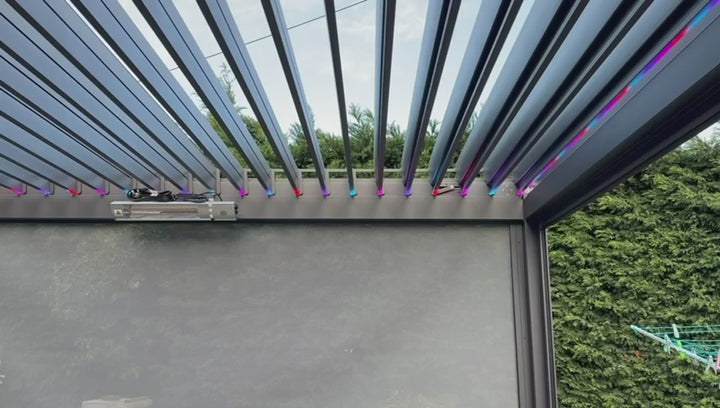 NOVA TITAN PLUS 4m x 3m Rectangular Pergola – Grey (2026 Model)
