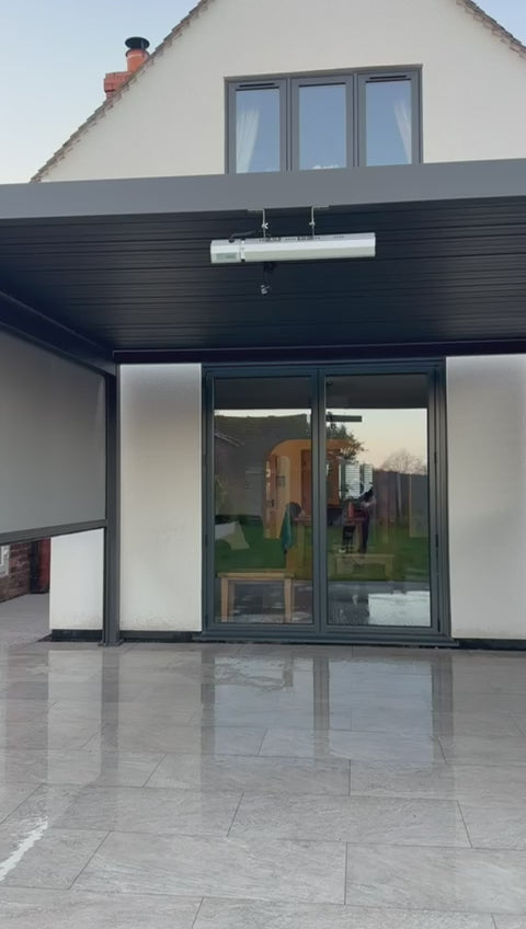 NOVA TITAN PLUS 4m x 3m Rectangular Pergola – Grey (2026 Model)